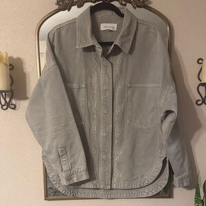 Dear John Sage Gray Jean Jacket